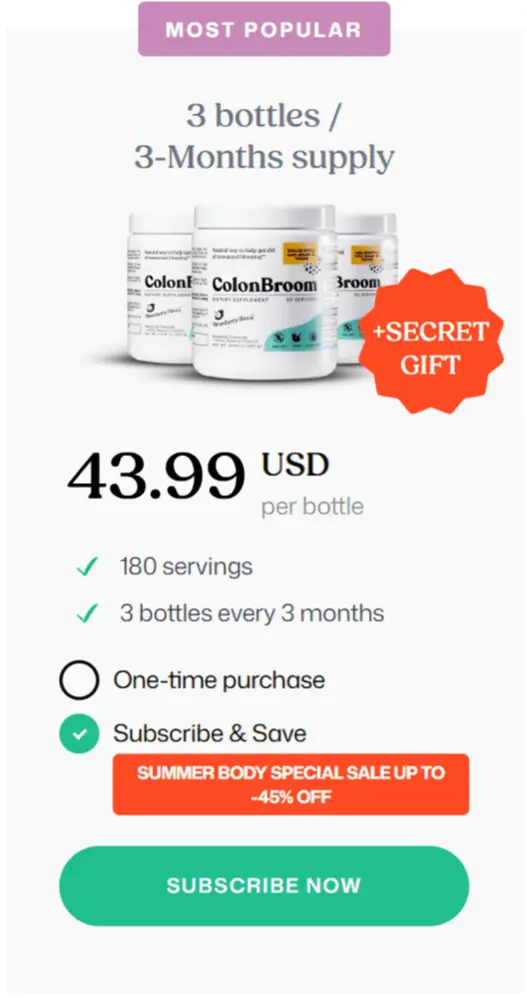 colon broom package price